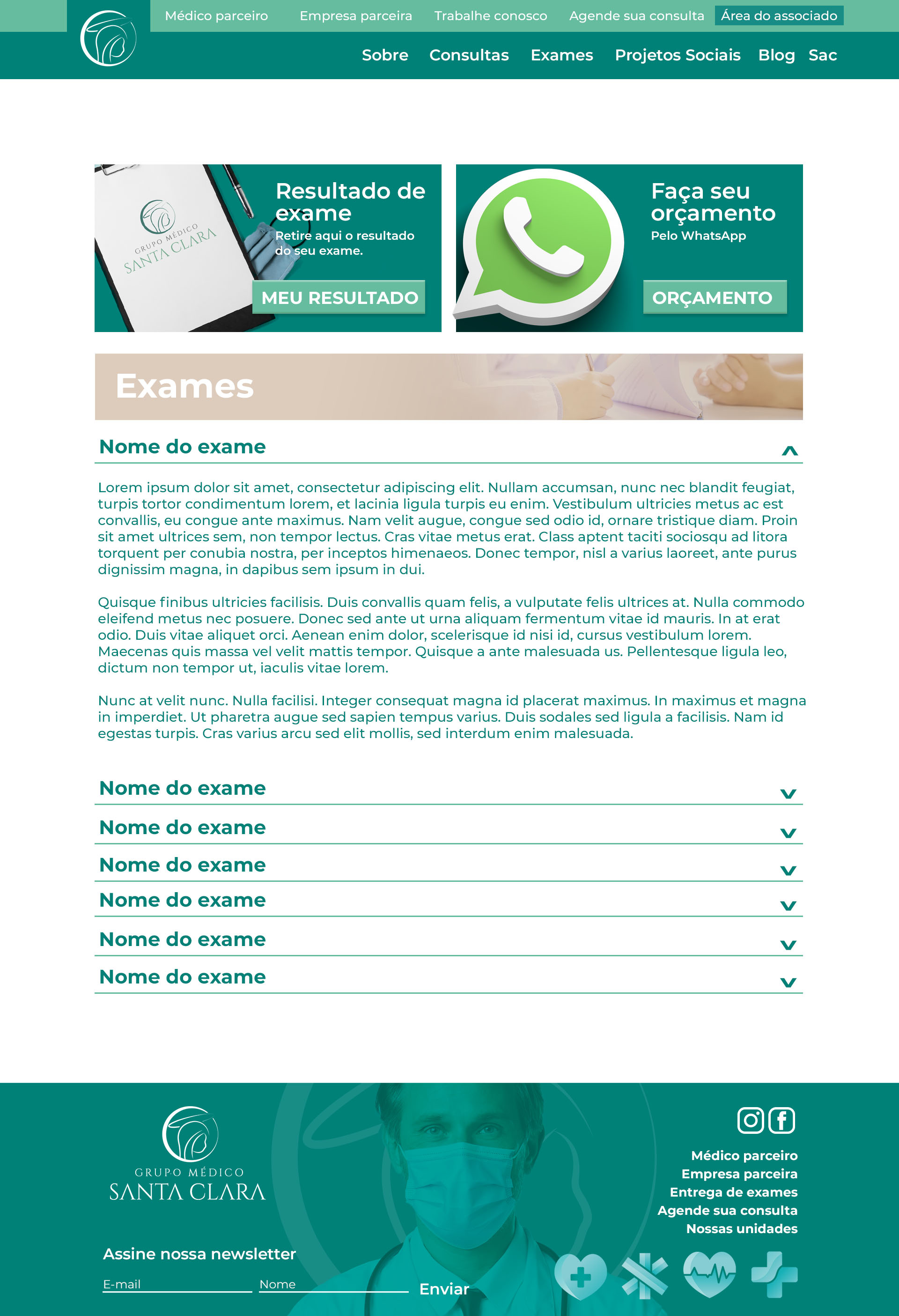 Santa Clara Exames